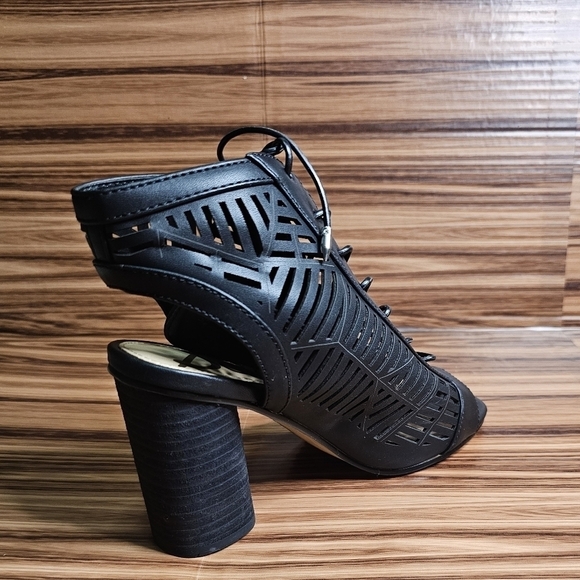 Sam Edelman Lattice Lace-Up Booties Size 5.5 - Picture 4 of 7